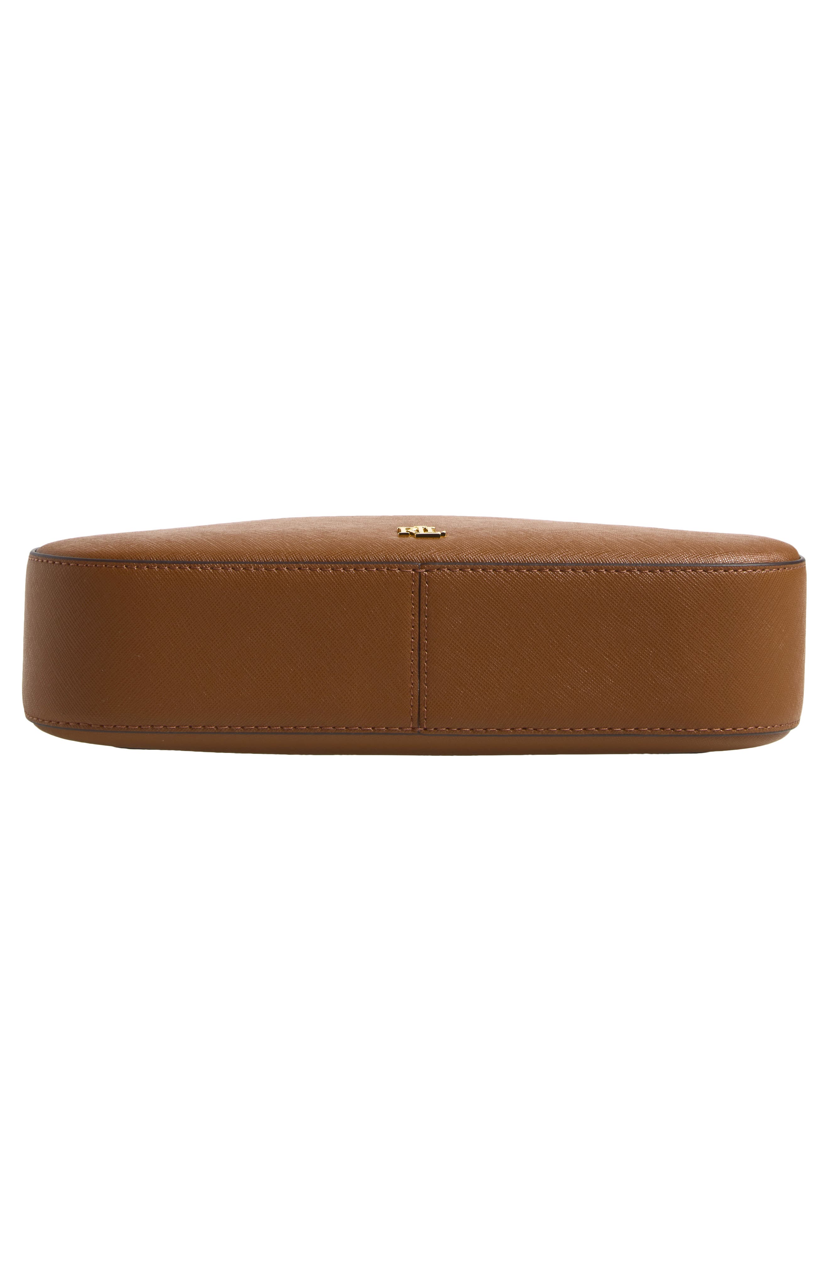 Leather Shoulder Bag, Alternate, color, LAUREN TAN