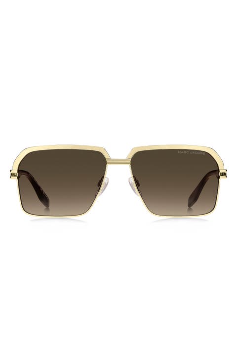 MARC 839/S 59mm Gradient Rectangle Sunglasses