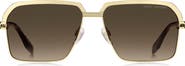 Marc Jacobs MARC 839/S 59mm Gradient Rectangle Sunglasses