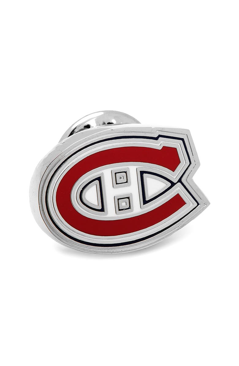 Cufflinks, Inc. NHL Montreal Canadiens Lapel Pin, Main, color, Red
