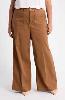 SPANXsupersmooth™ Wide Leg Stretch Twill Pants