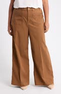 SPANX® SPANXsupersmooth™ Wide Leg Stretch Twill Pants