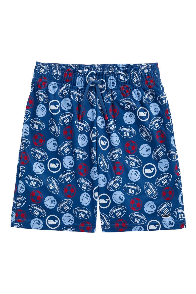 Kids' Mesh Active Swim Trunks, Main, color, SPORTS BALL TOSS