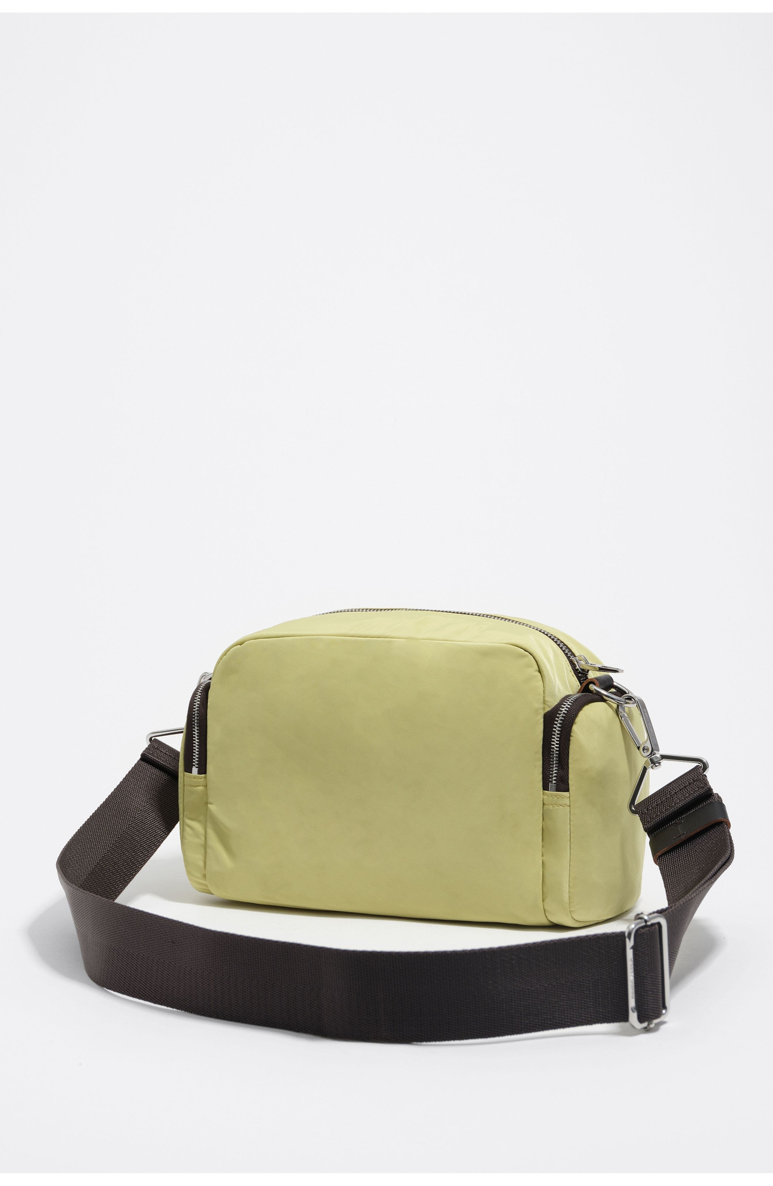 Bimba y Lola Medium Nylon Pocket Crossbody Bag, Alternate, color, Pale Lime