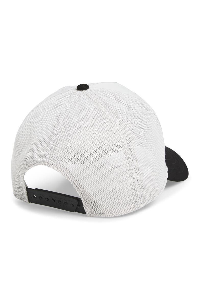 Greatest Goat Patch Snapback Trucker Hat, Alternate, color, DIGITAL / VOID