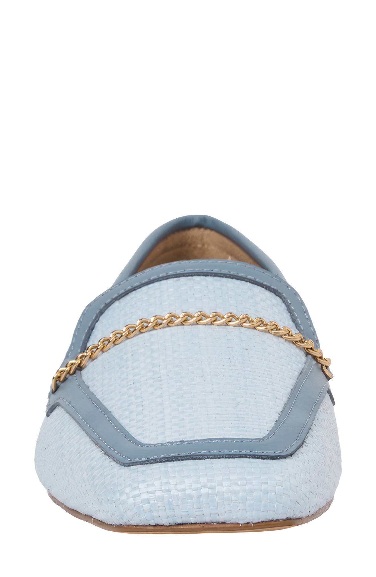 Ariane Loafer, Alternate, color, SKY BLUE RAFFIA