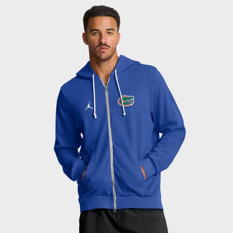 Men's Jordan Brand Royal Florida Gators 2025 Sideline Performance Full-Zip Hoodie