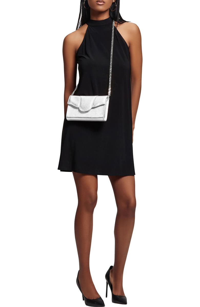 LISELLE KISS Allie Metallic Leather Crossbody Bag, Alternate, color,