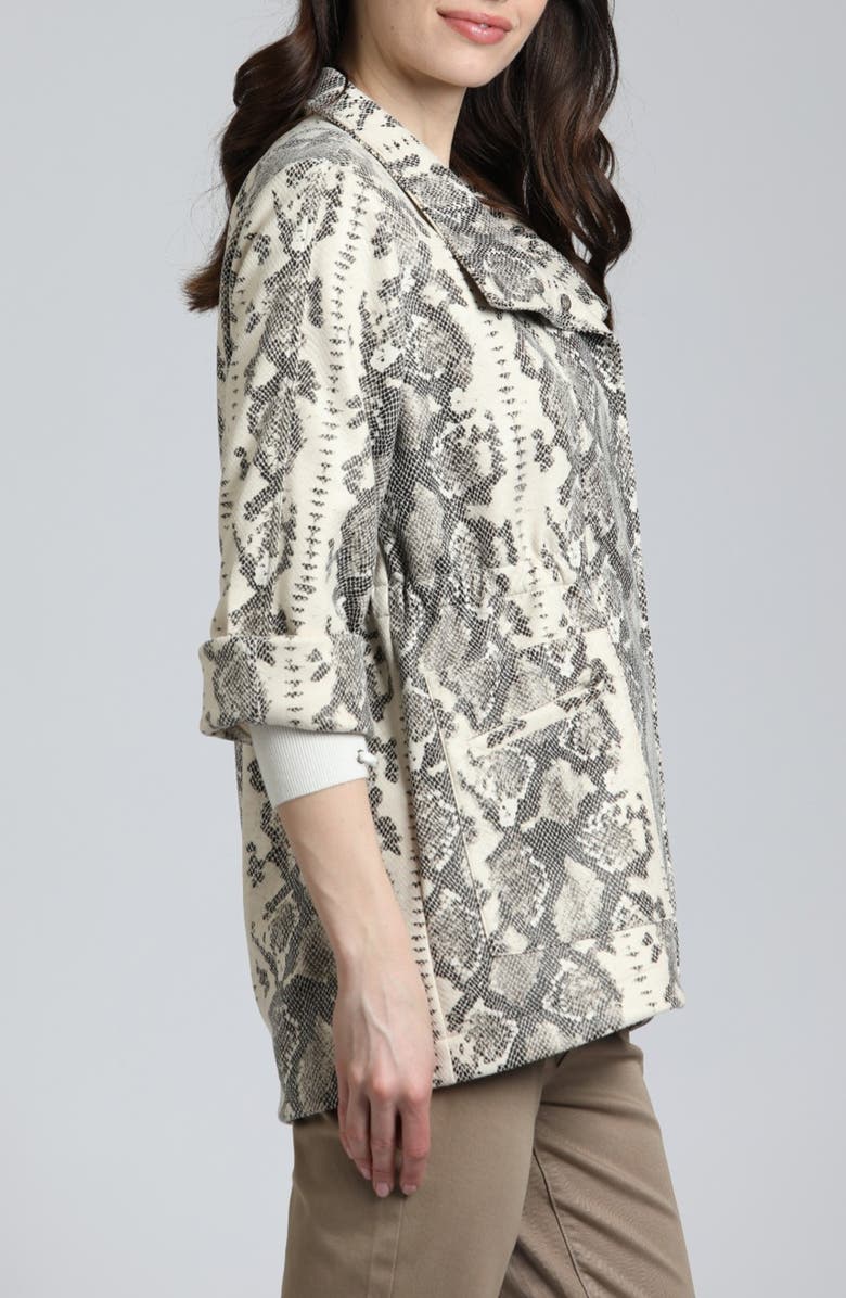 APNY Python Print Faux Leather Jacket, Alternate, color, 