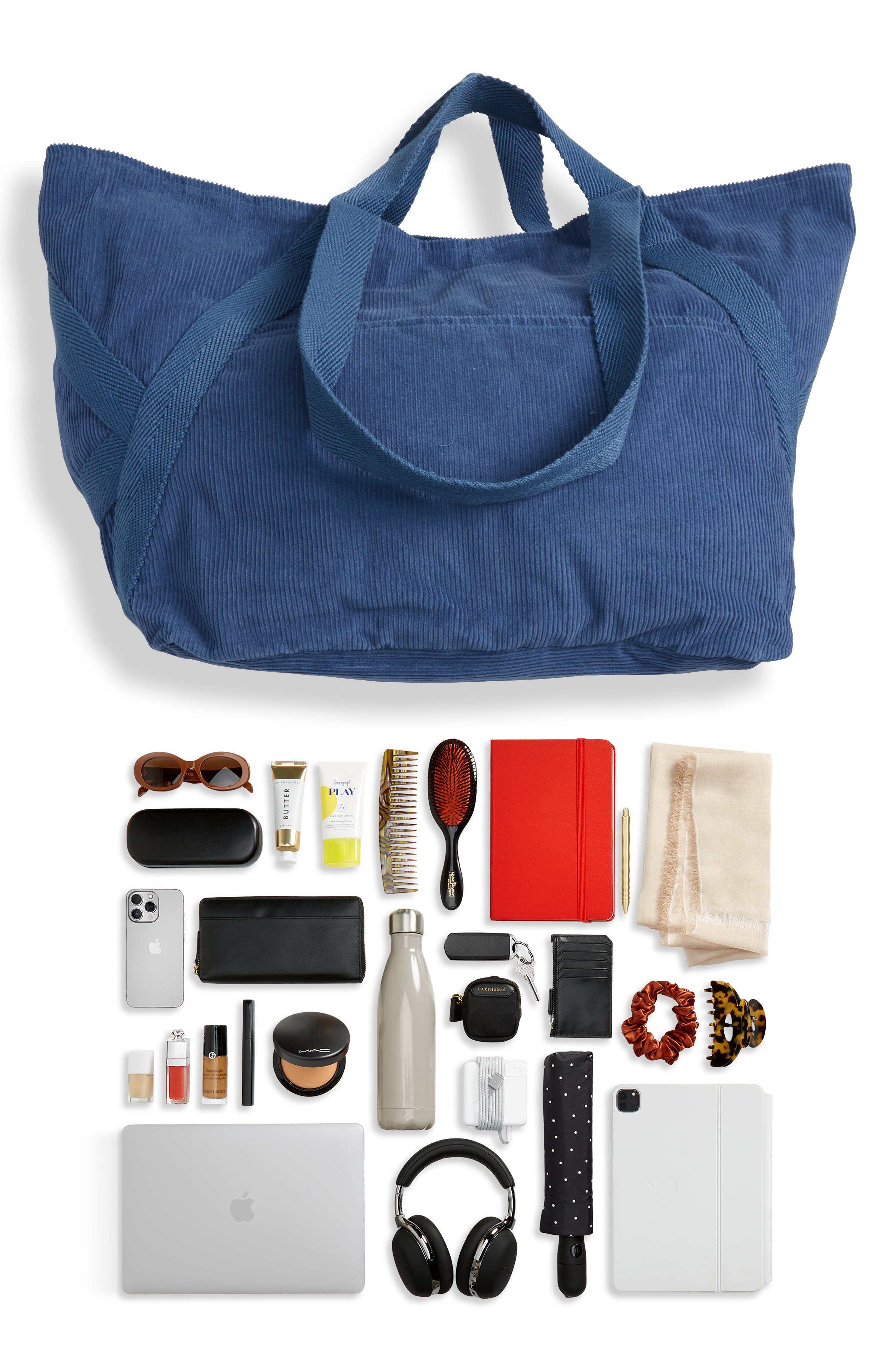 Mega Cord Tote, Alternate, color, DENIM BLUES