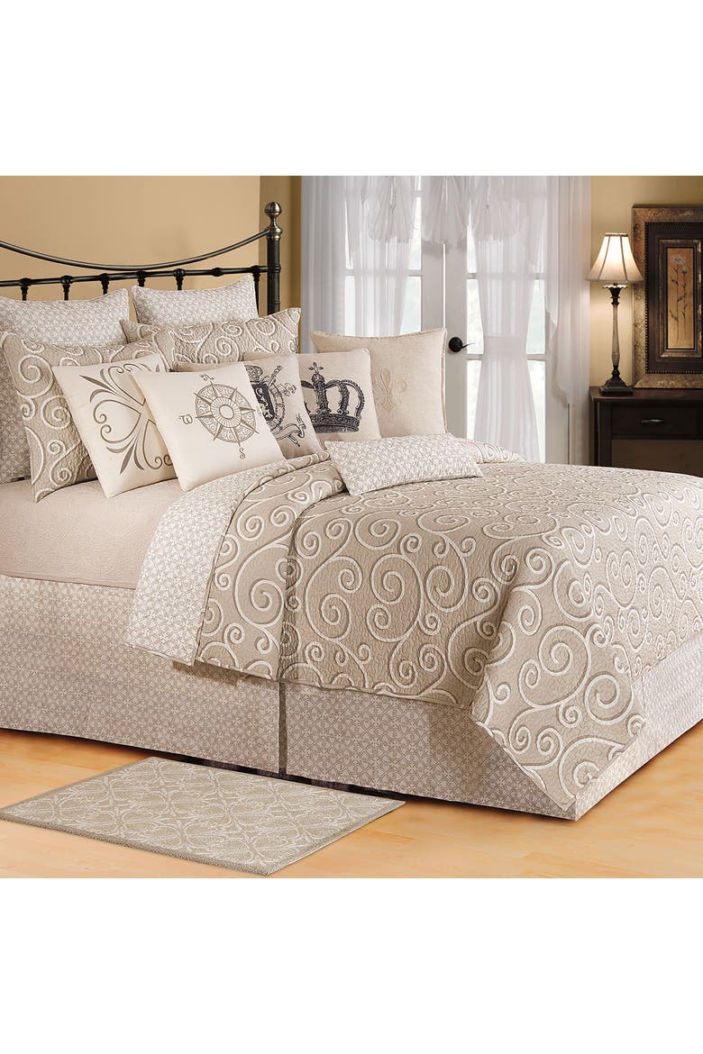 Montpellier Quilt, Main, color, Beige