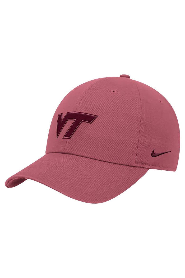 Men's Nike Maroon Virginia Tech Hokies Club Adjustable Hat, Main, color, Maroon