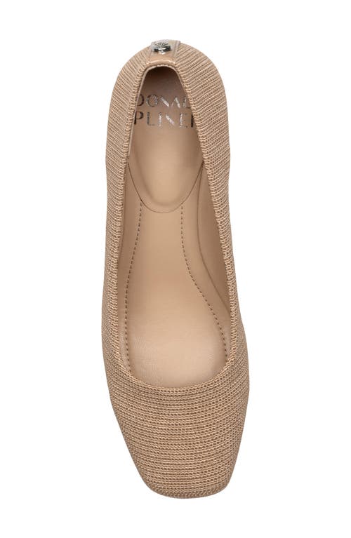 Donald Pliner Square Toe Pump In Neutral