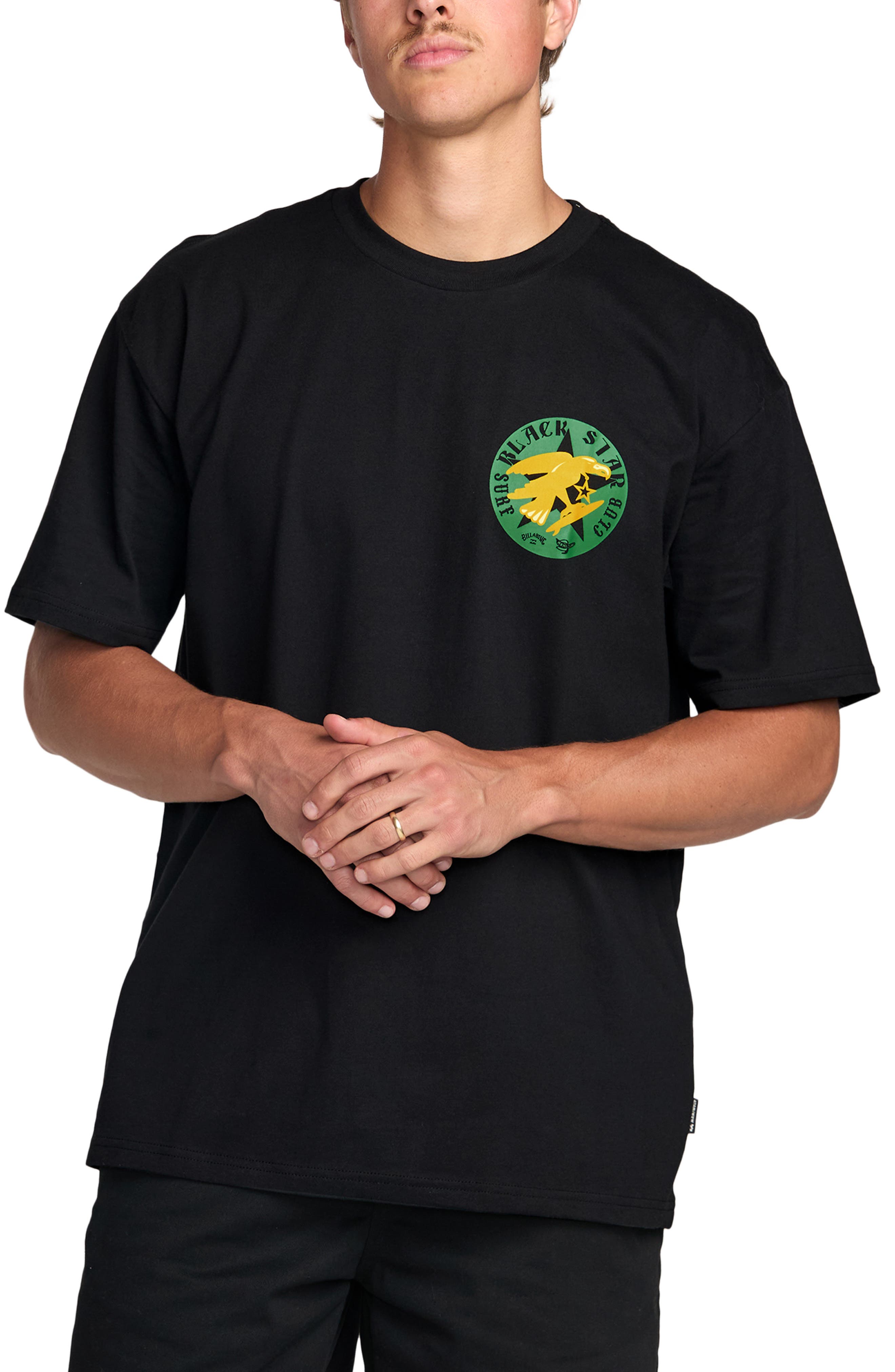 Billabong Black Star Graphic T-Shirt