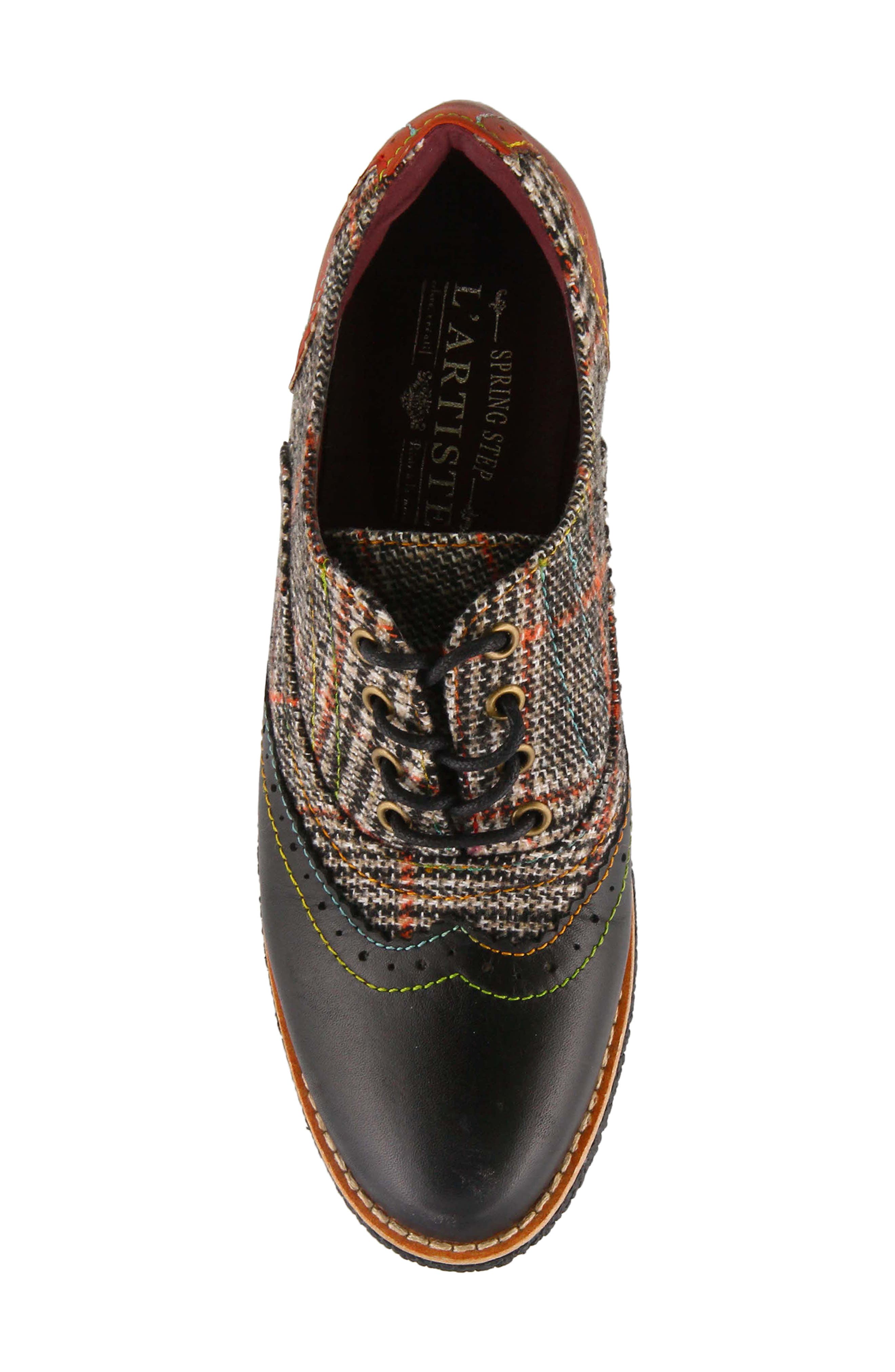 L'Artiste by Spring Step L'Artiste Muggiasti Oxford, Alternate, color, Black Multi