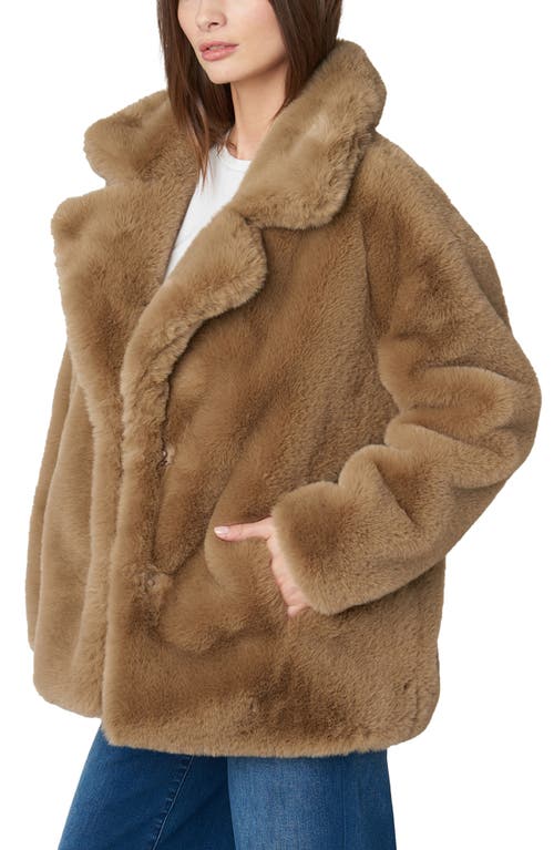 Blanknyc Faux Fur Coat In Brown