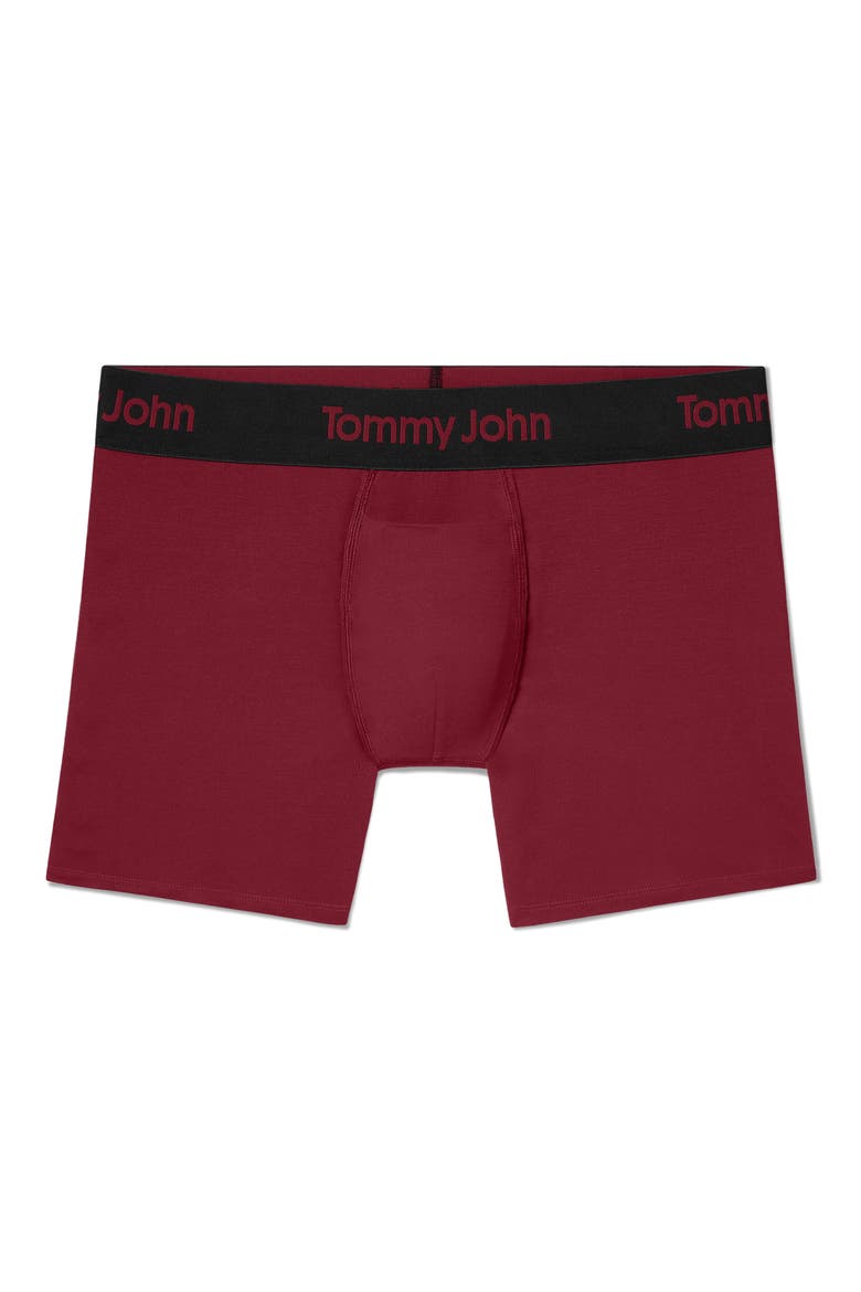 Second Skin 4-Inch Boxer Briefs, Alternate, color, RHUBARB