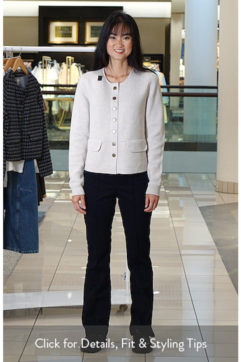 Collarless Knit Jacket video