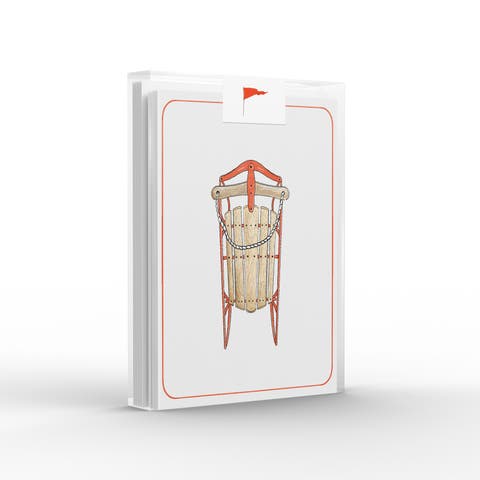 Sled Weekender Society Greeting Card Pack Set (8 ct.)