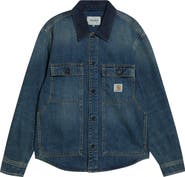 Carhartt Work In Progress Oakland Cotton Denim Shirt Jacket