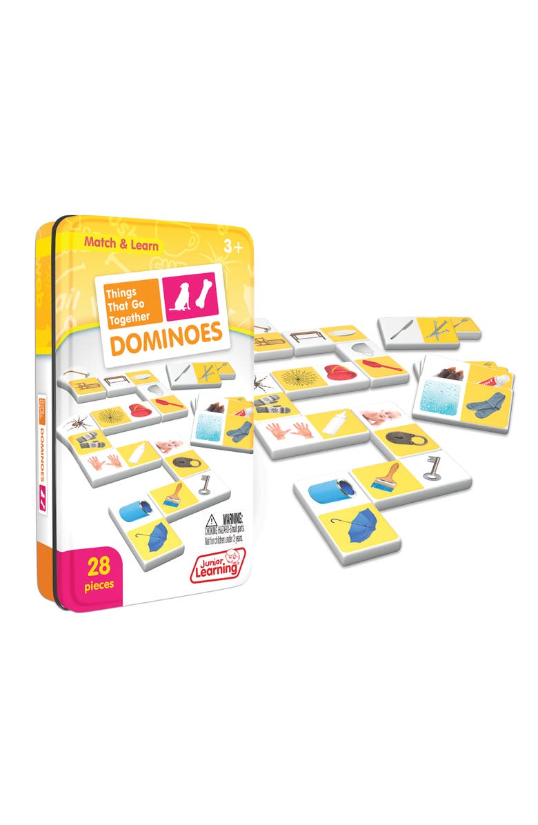 Junior Learning Things That Go Together Match & Learn Dominoes, Alternate, color, 