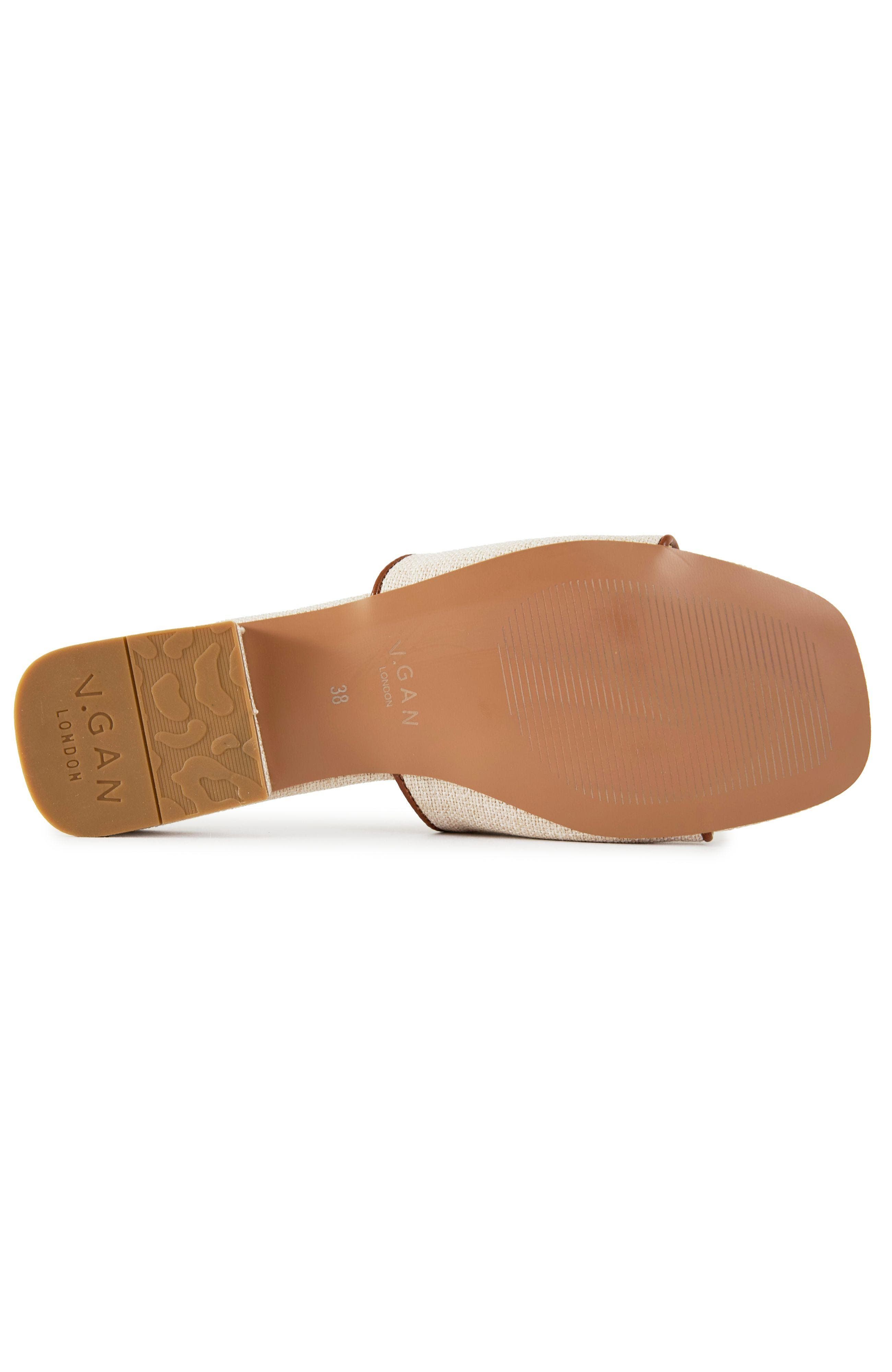 Aji Mule Slide Sandals, Alternate, color, Natural