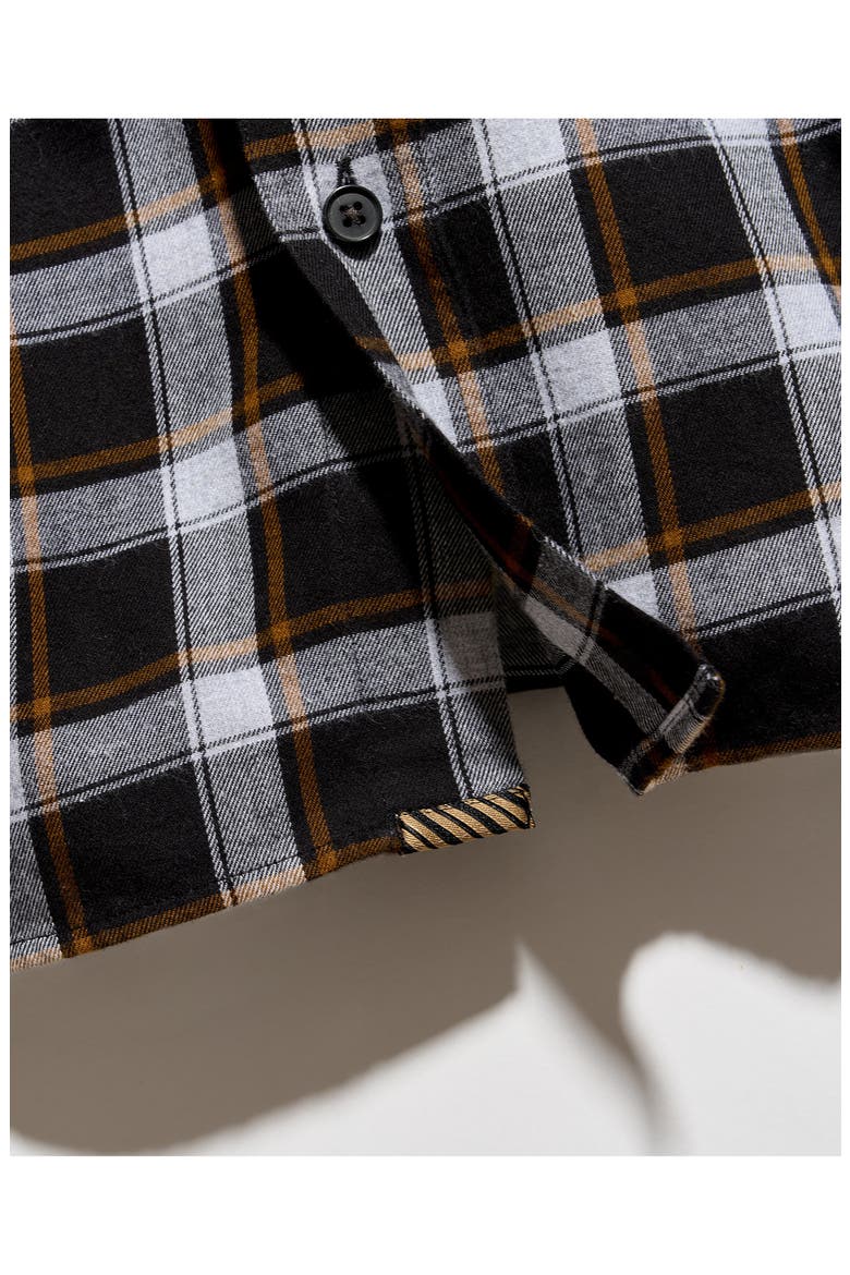 Tuscumbia Block Check Button Down Shirt, Alternate, color, BLACK MULTI