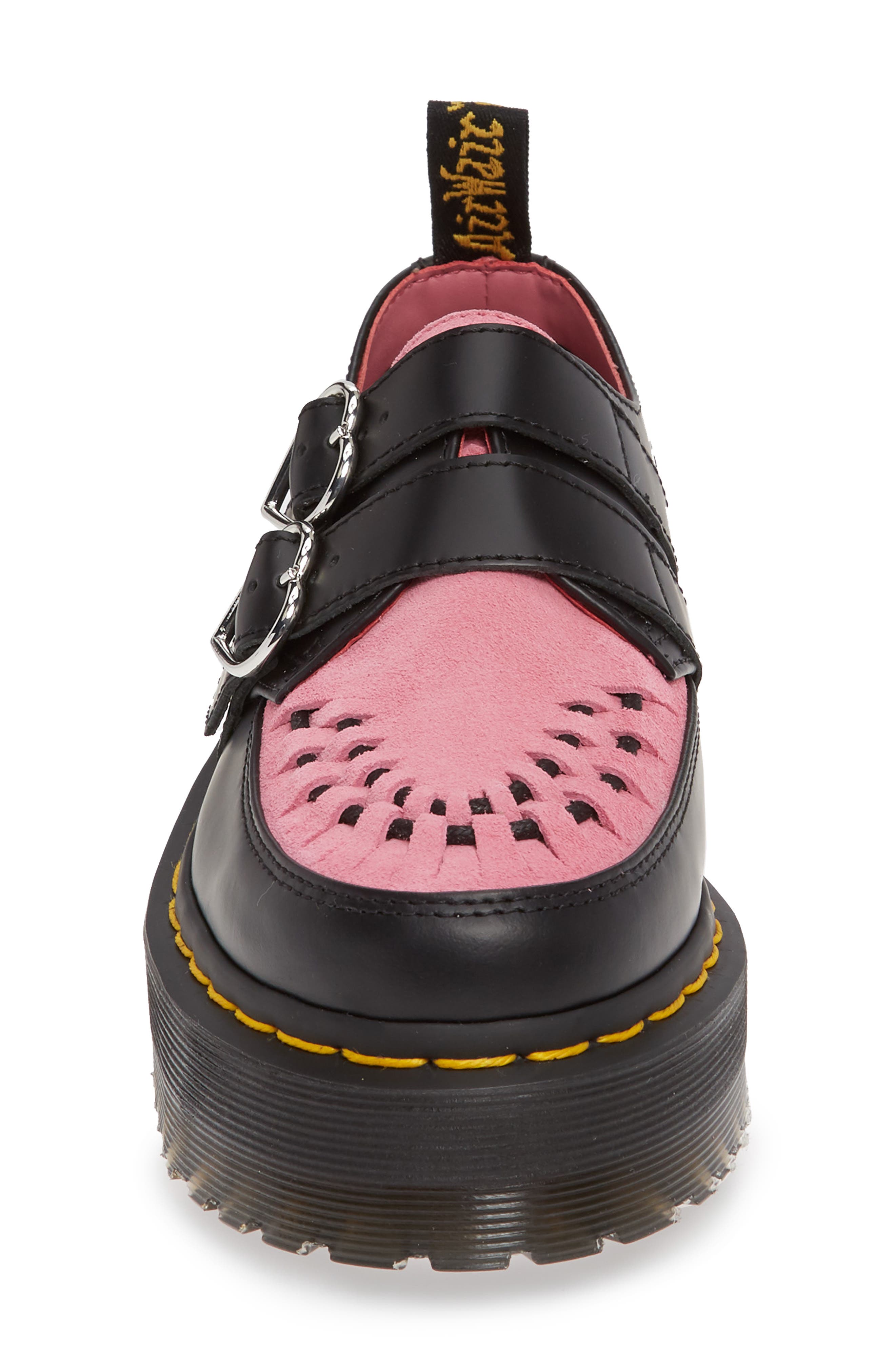 Dr. Martens x Lazy Oaf Buckle Platform Loafer, Alternate, color, 