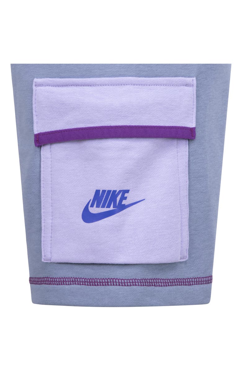 Nike Kids' Swoosh Graphic T-Shirt & Knit Cargo Shorts Set, Alternate, color, 
