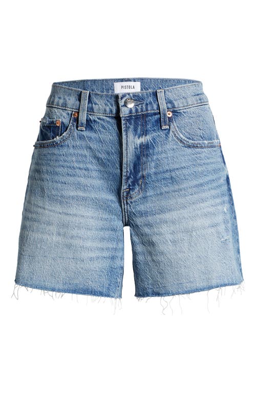 Pistola Kennedy Cut-off Denim Shorts In Central Vintage