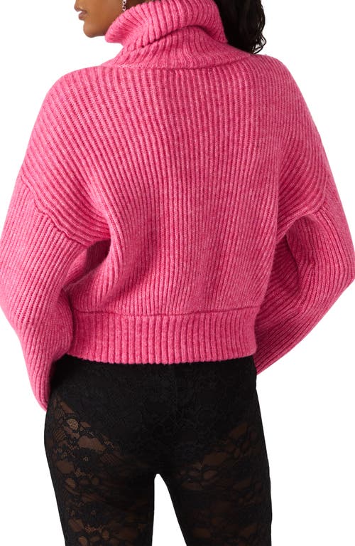 Steve Madden Adelade Turtleneck Sweater In Pink