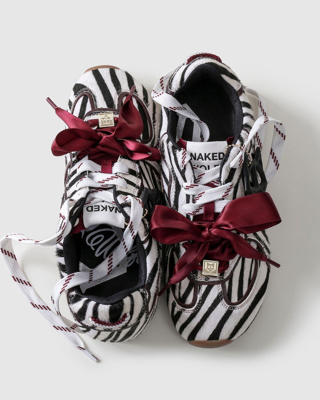 Naked Wolfe Adored Sneaker, Alternate, color, Zebra