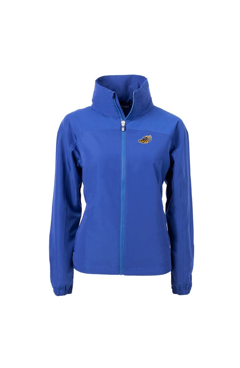 Cutter & Buck Women's Cutter & Buck Blue Akron RubberDucks Charter Eco Recycled Full-Zip Jacket, Alternate, color, Blue