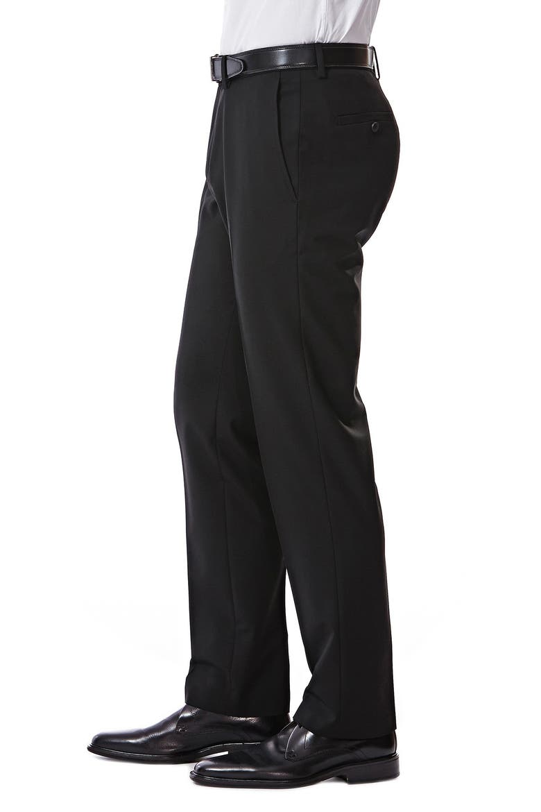 Black Herringbone Ultra Slim Stretch Suit Pants, Alternate, color, BLACK
