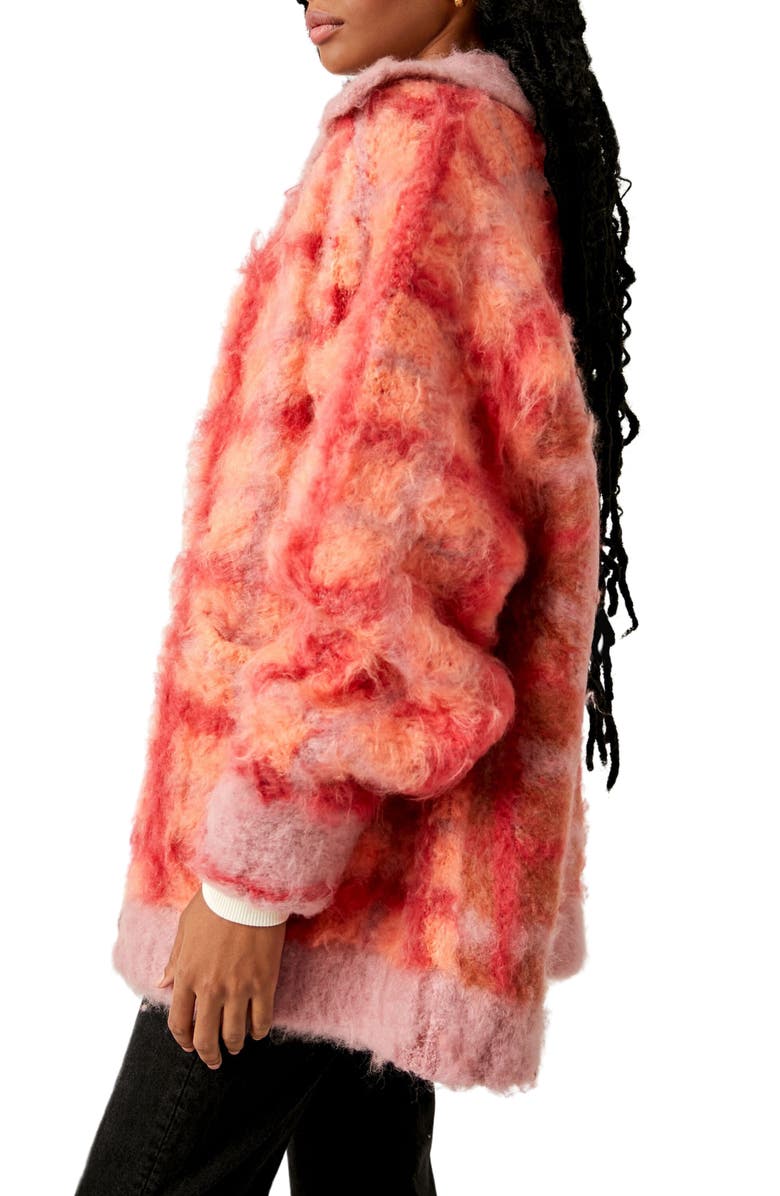 Free People Harper Plaid Cardigan, Alternate, color,