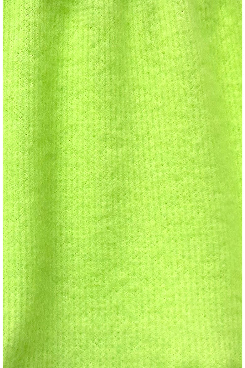 Kids' Supersoft Waffle Shorts, Alternate, color, LIME GREEN