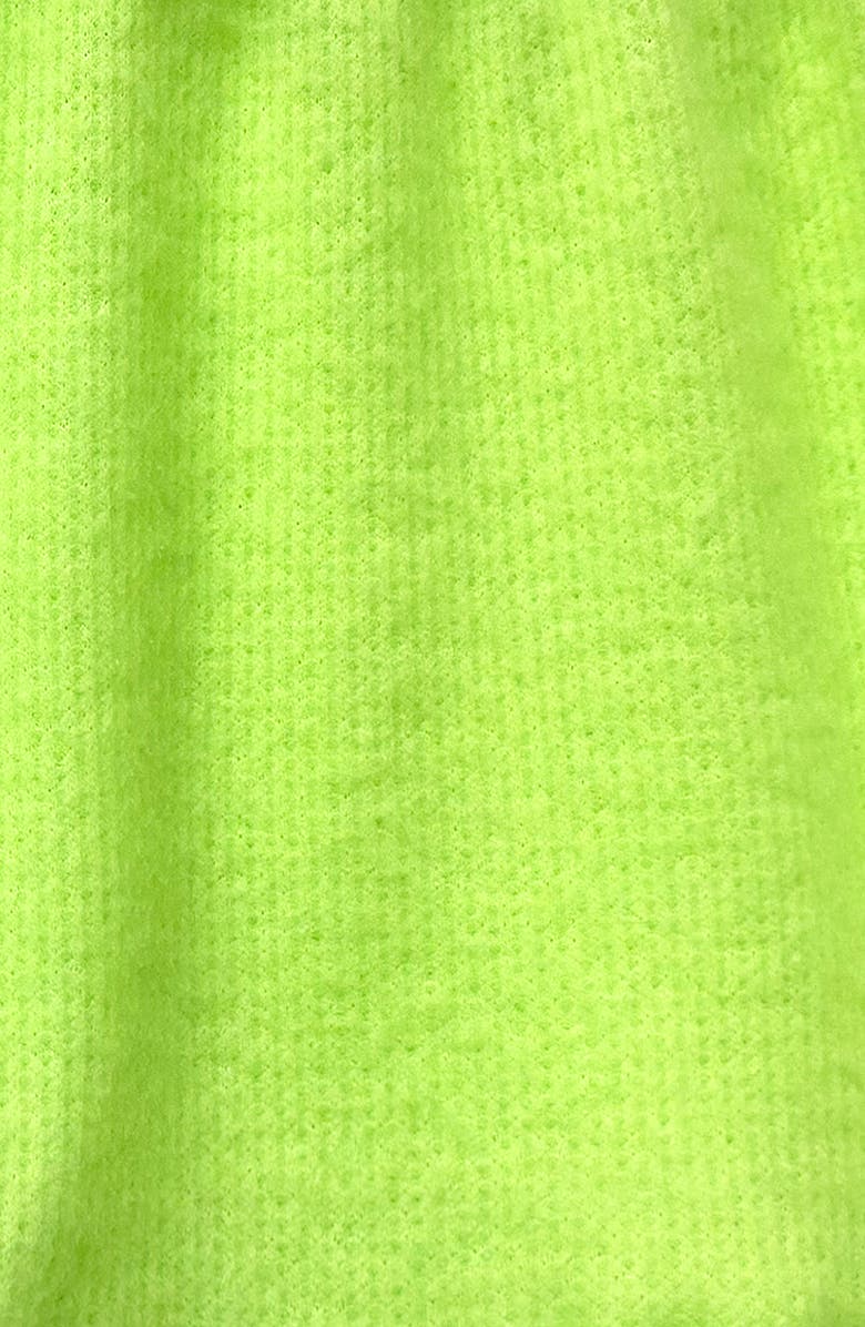 Suzette Collection Kids' Supersoft Waffle Shorts, Alternate, color, Lime Green