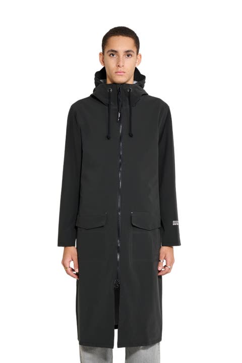 Stockholm Long Patch Matte Raincoat