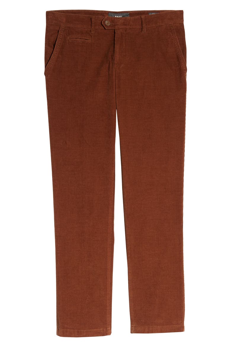 Everest Flat Front Stretch Corduroy Dress Pants, Alternate, color, HAZEL