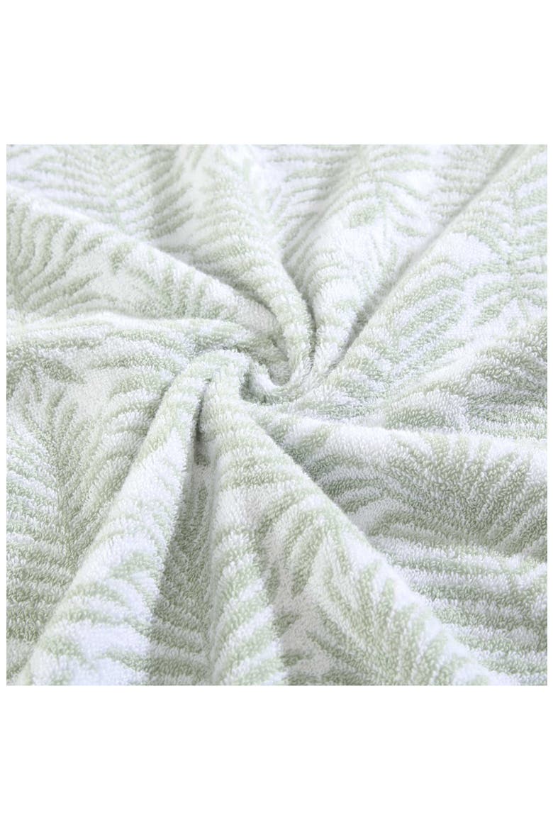Linear Palms 6-Piece Towel Set, Alternate, color, LT-PASTEL GREEN