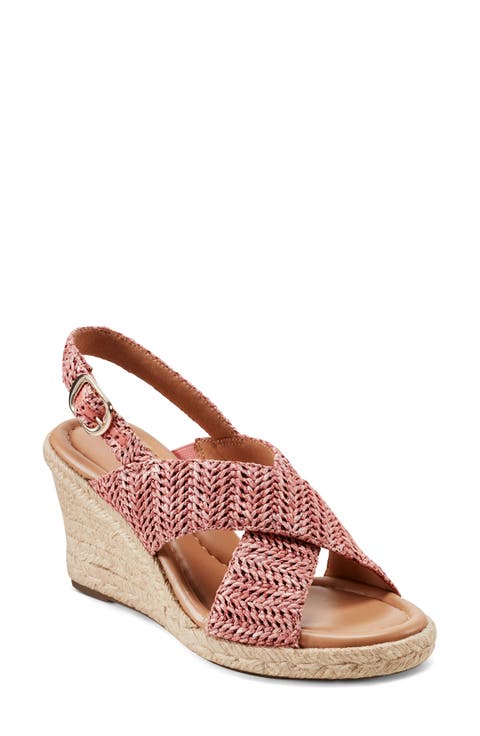 Ariane Espadrille Slingback Platform Wedge Sandal (Women)