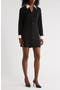 Contrast Collar Shirtdress
