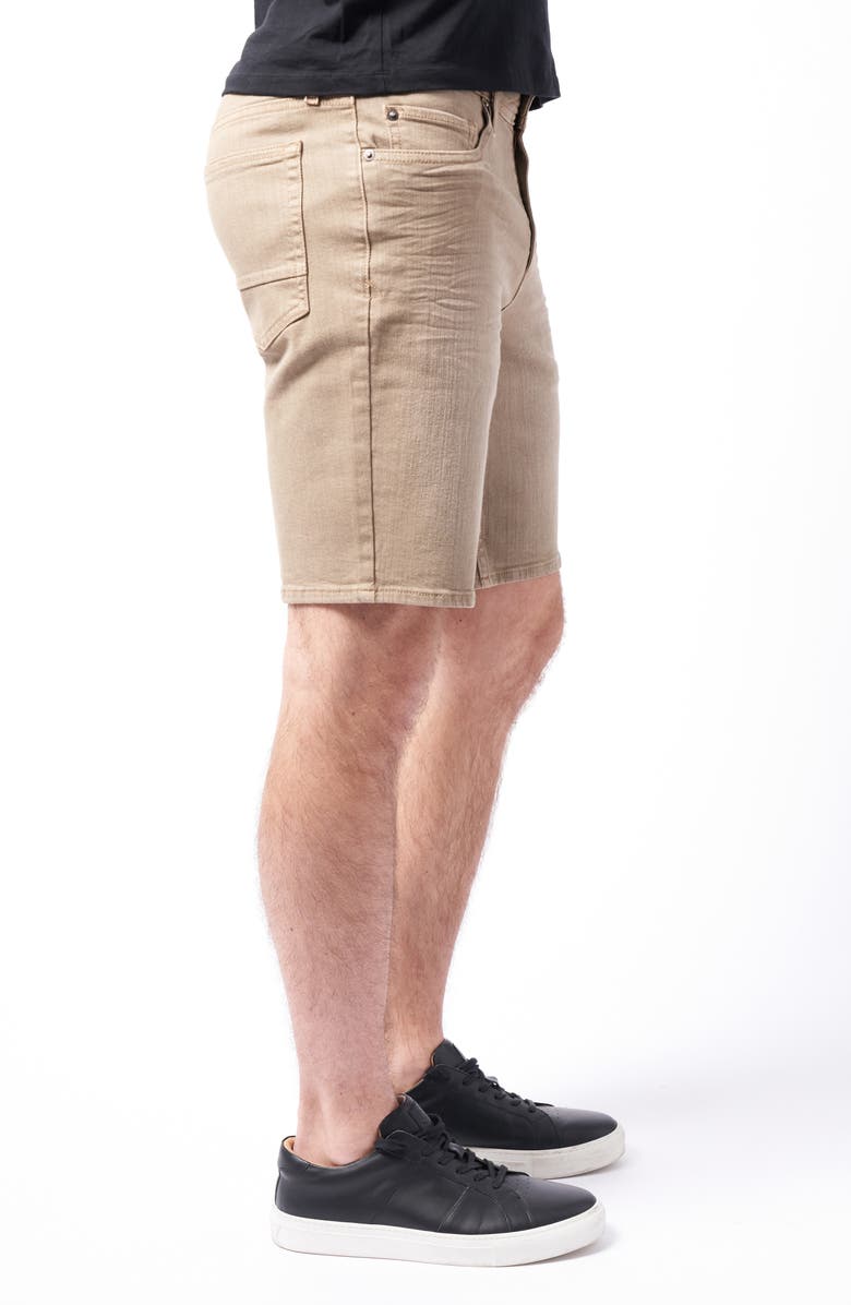 Devil-Dog Dungarees Slim Straight Leg Stretch Denim Shorts, Alternate, color,