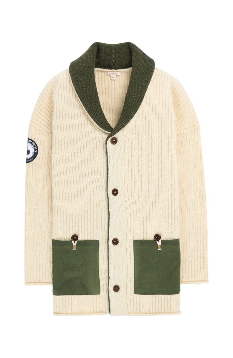 Amundsen Sports Heroes Cardigan, Main, color, Natural