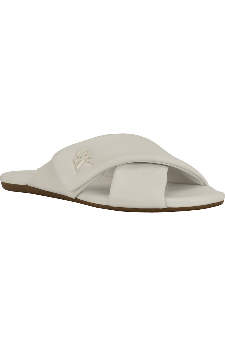 Calvin Klein Renley Slide Sandal, Main, color, White