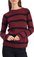 Paneros Clothing Sloane Stripe Cotton Crewneck Sweater
