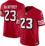 Nike Men's Nike Christian McCaffrey Scarlet San Francisco 49ers Vapor F.U.S.E. Limited Jersey