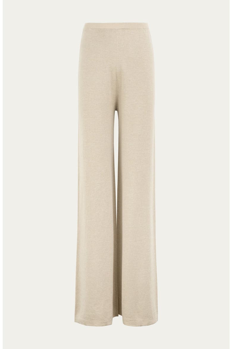 Nilo Knitted Pull-on Pants, Alternate, color, beige