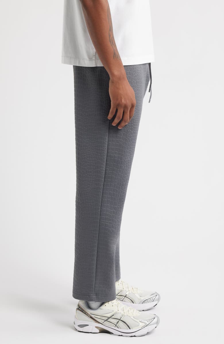 SANTO STUDIO Uno Texture Sweatpants, Alternate, color, Charcoal