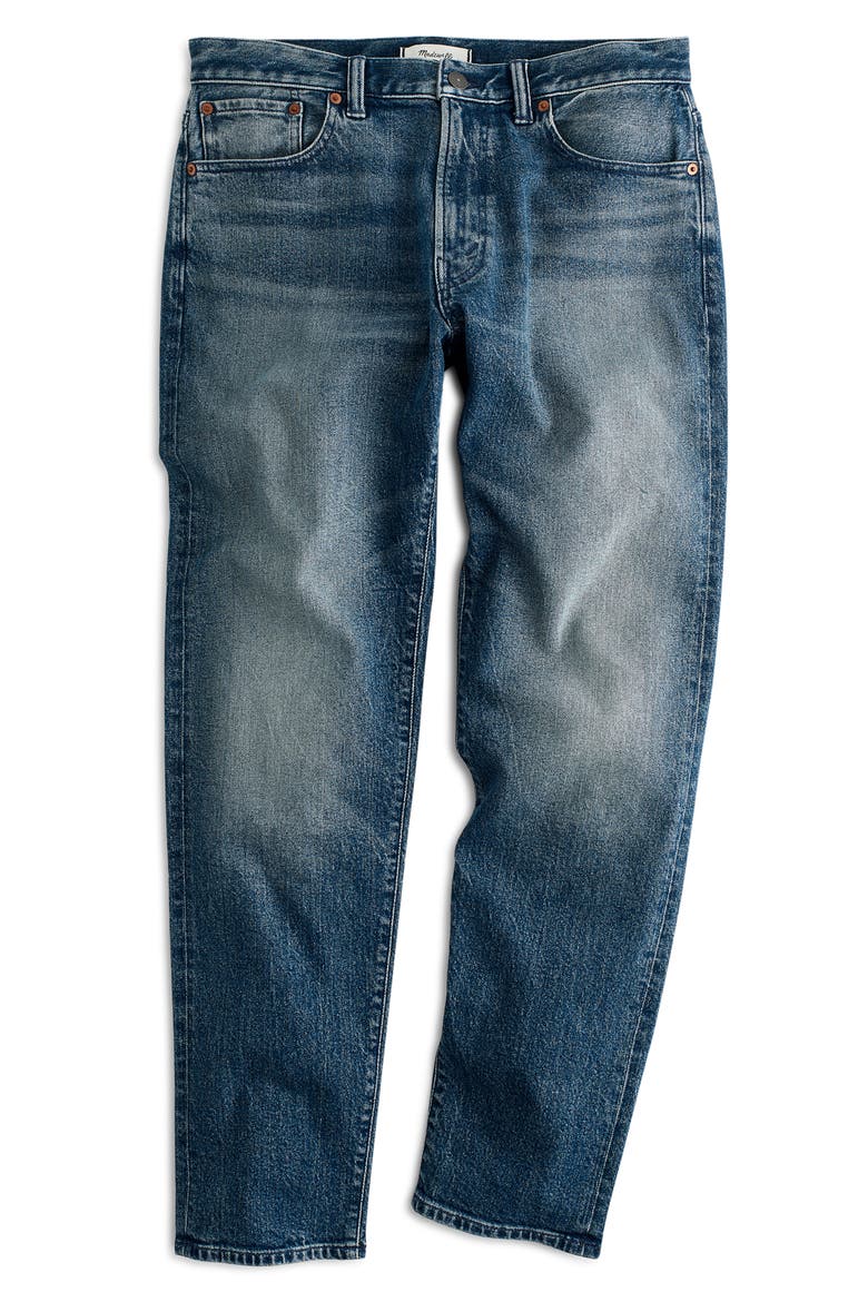 Relaxed Taper Leg Jeans, Alternate, color, COOKE WASH